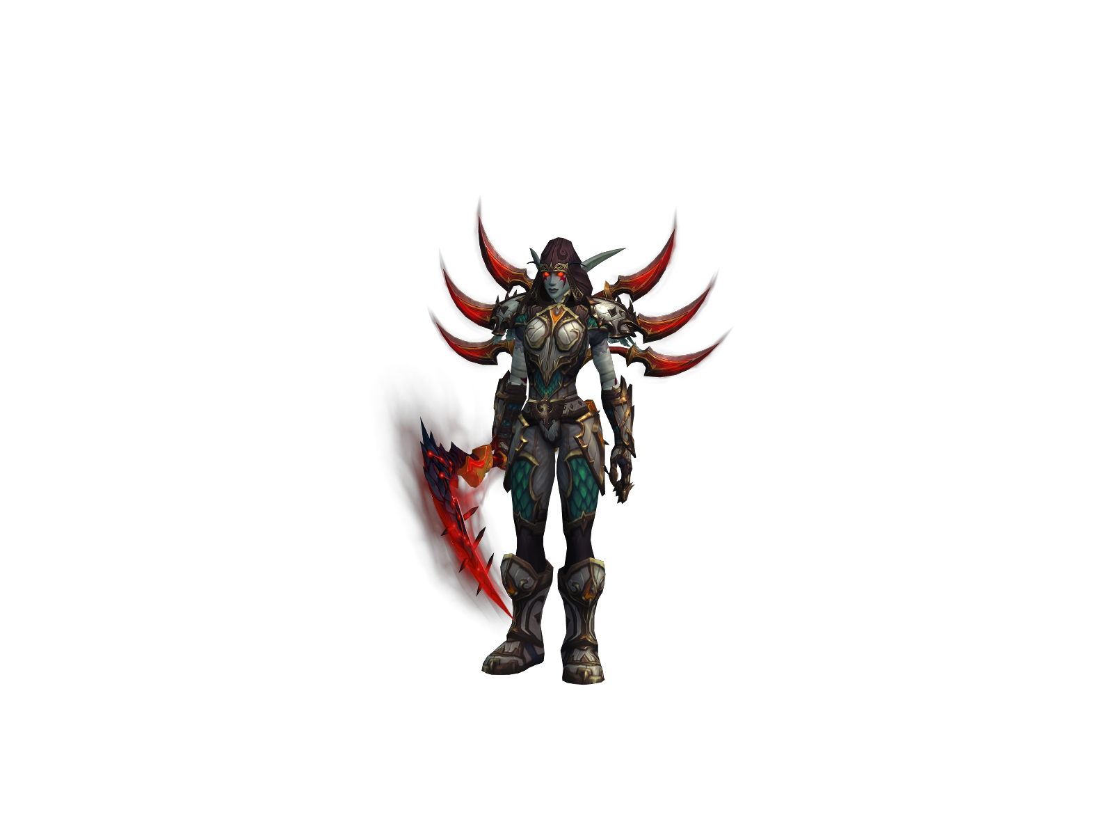 Мелфиса 3D character render