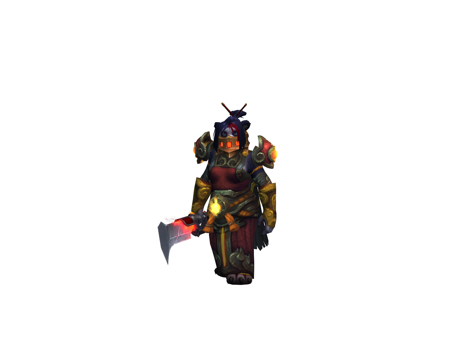 Джэлумия 3D character render