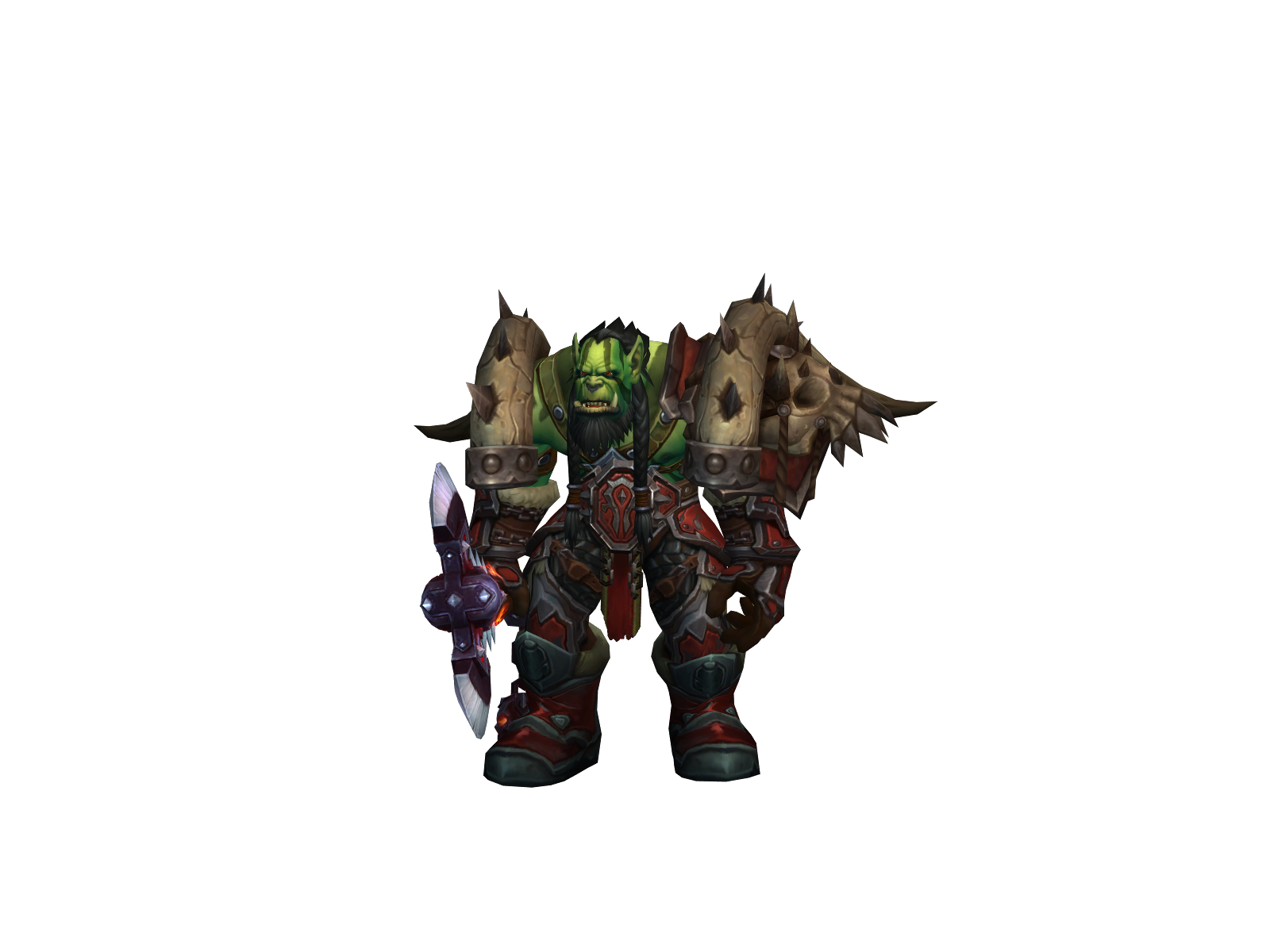 Морнгрин 3D character render