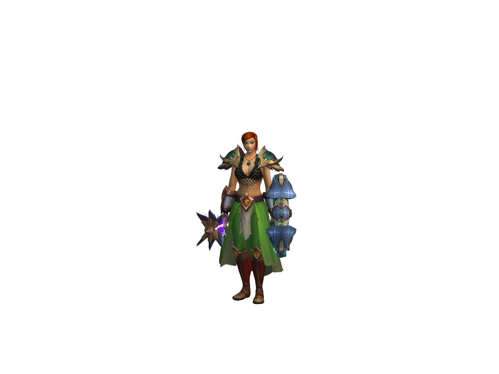 Солнцасвет 3D character render