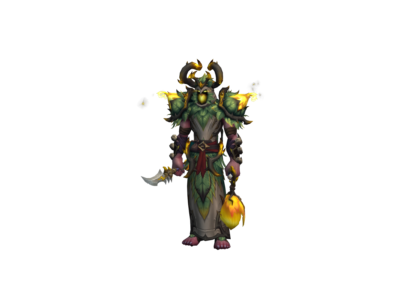 Чёрныйкоть 3D character render