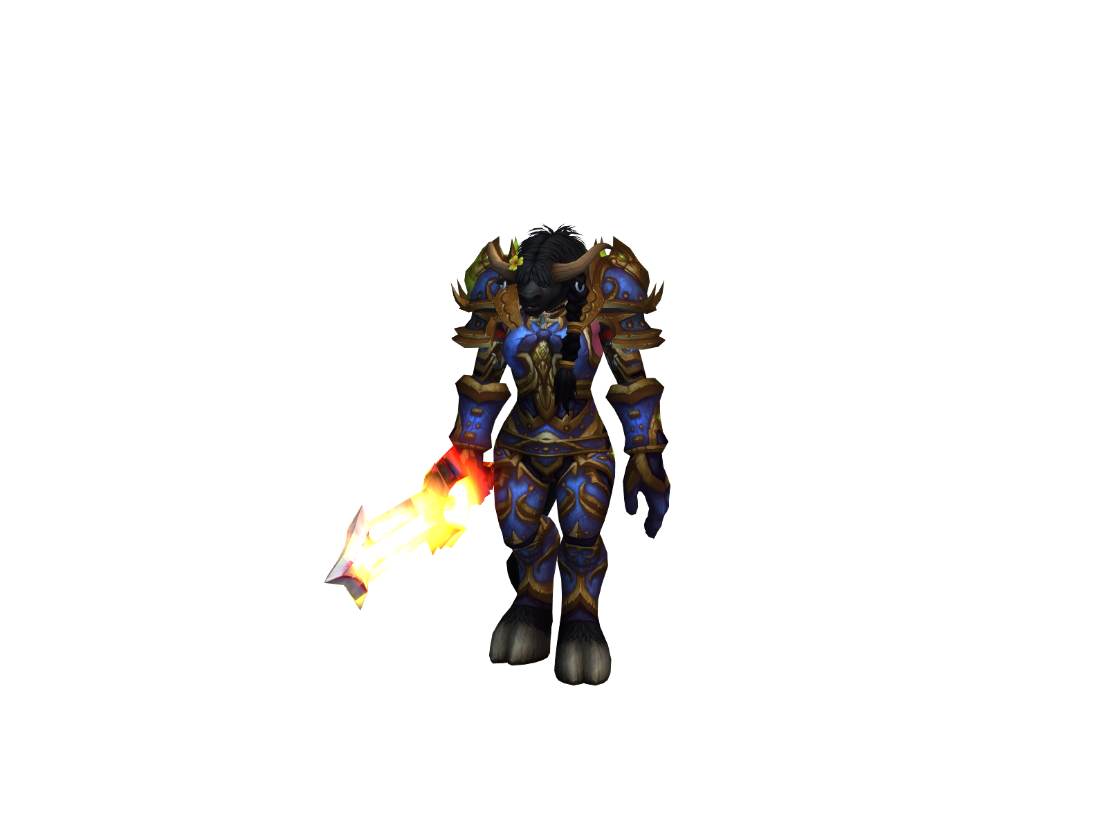 Бычьятуша 3D character render