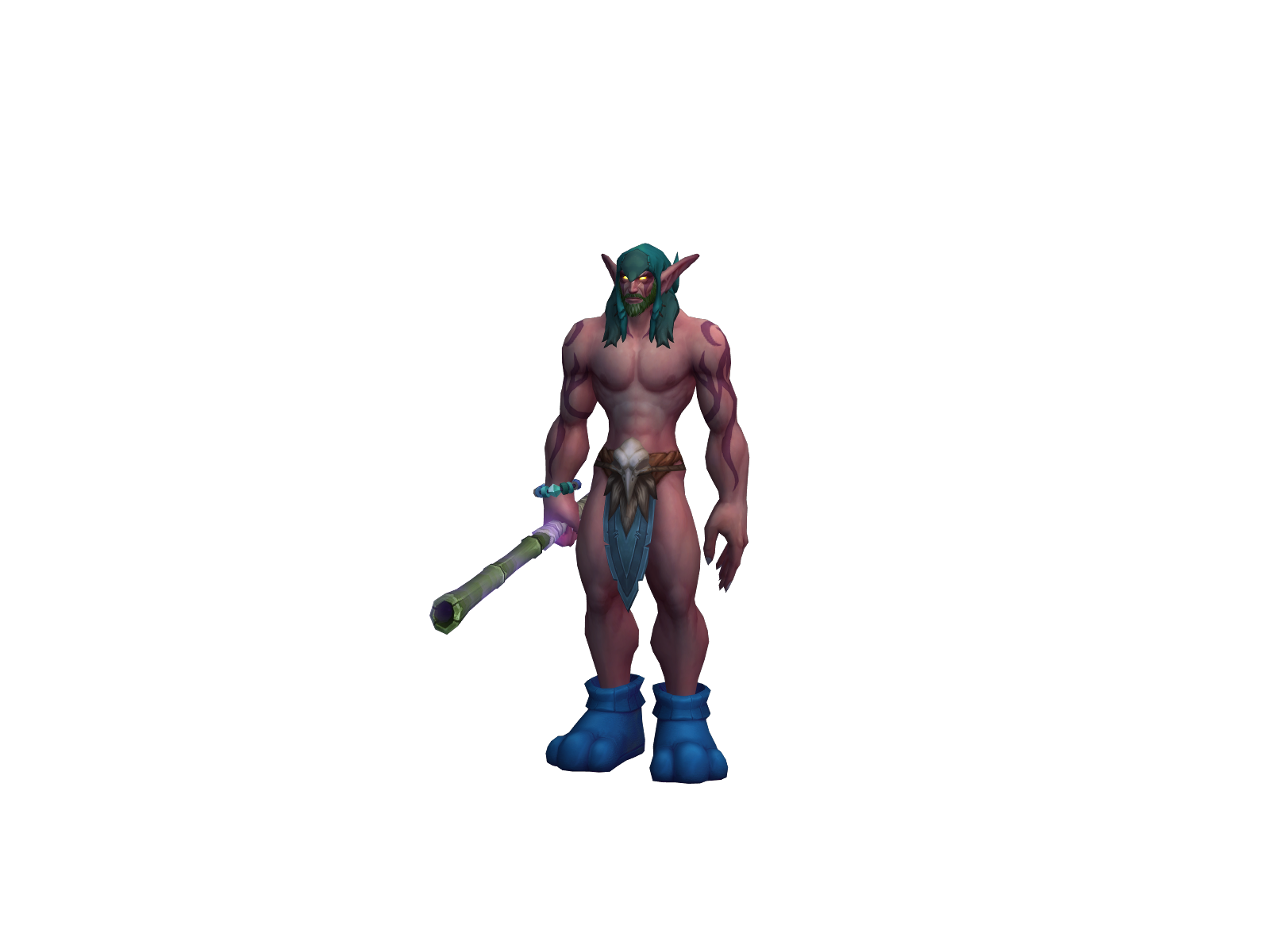 Потужнокозак 3D character render