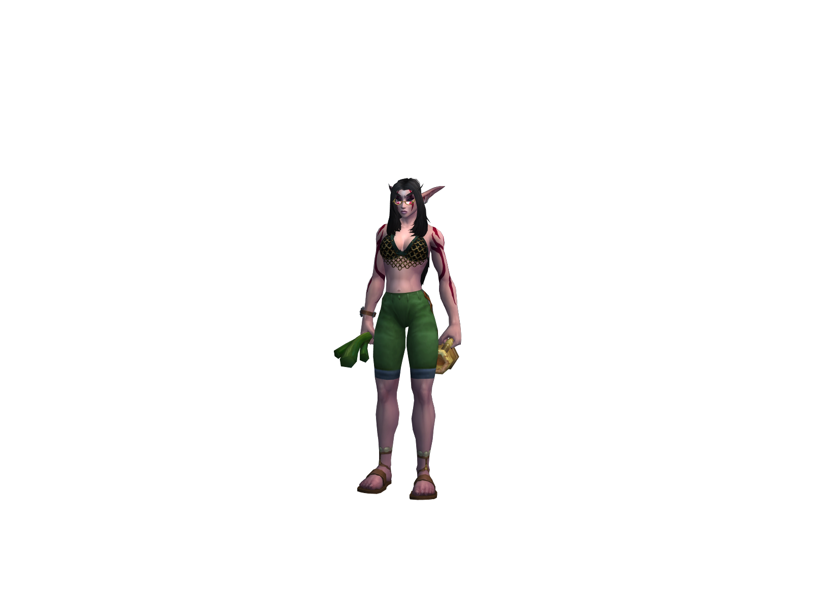 Аравирка 3D character render