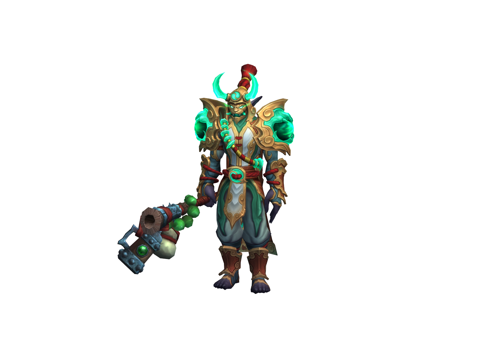 Лэйзимонк 3D character render