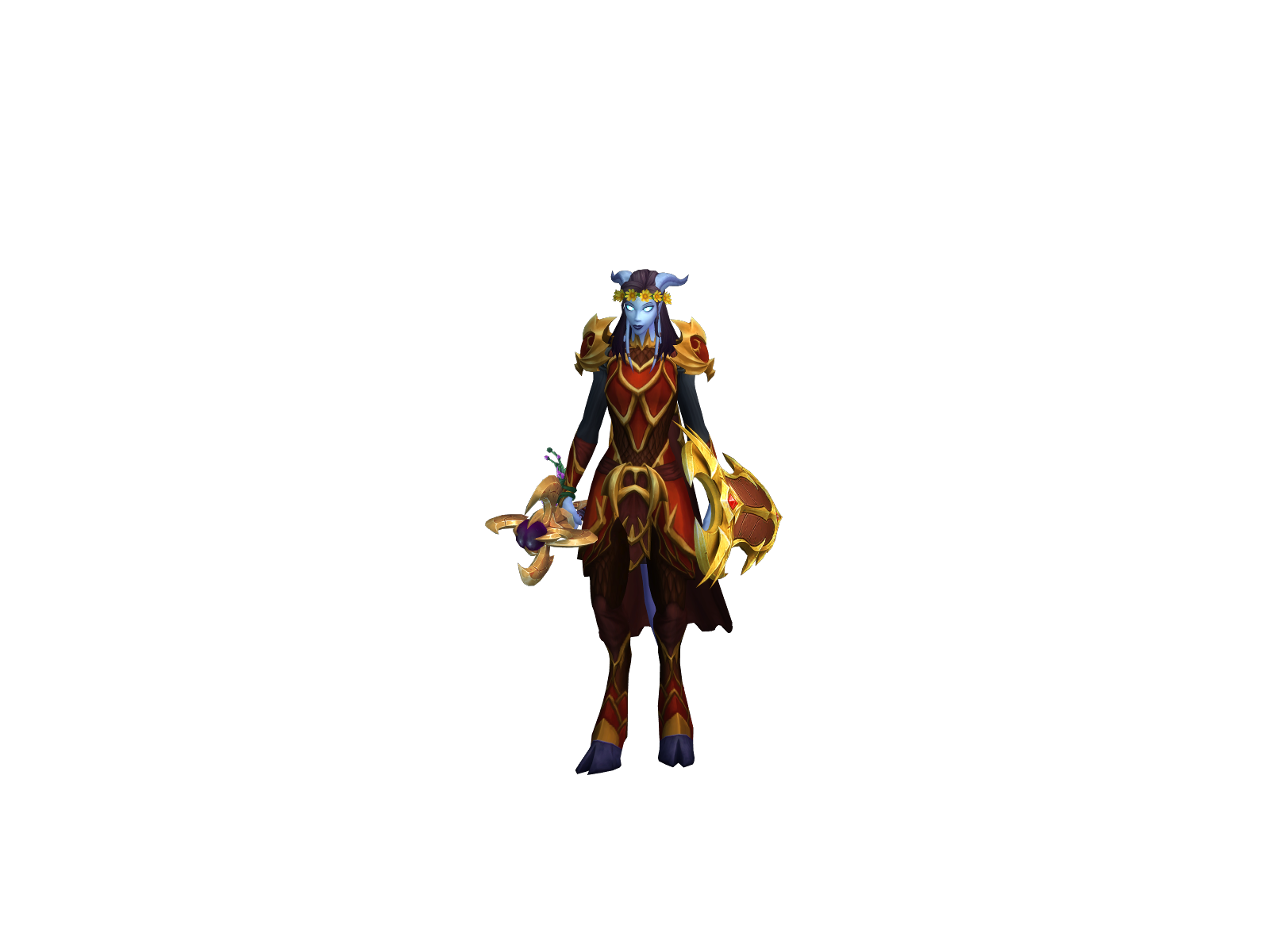 Рейнвэлл 3D character render