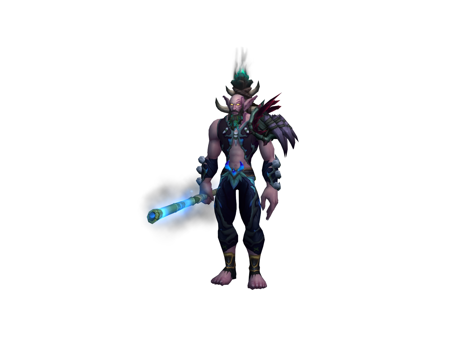 олдгато 3D character render