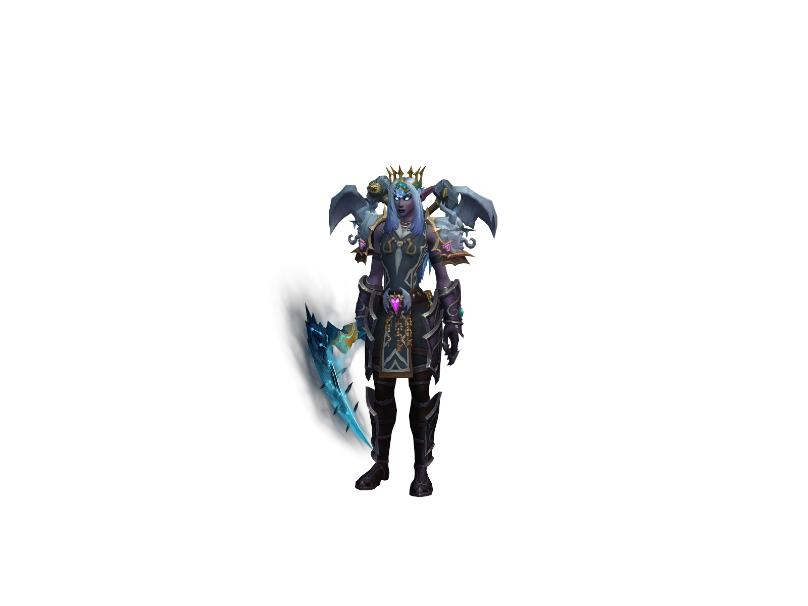 Малифери 3D character render