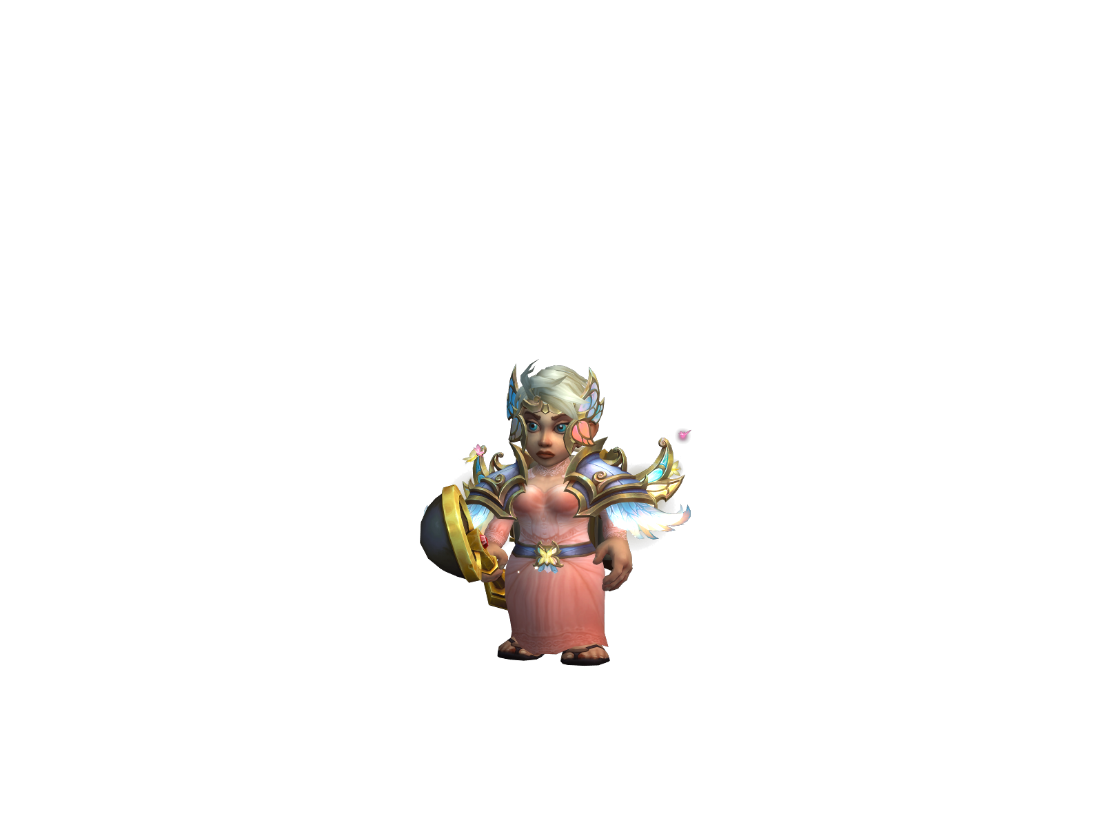 Ксюния 3D character render