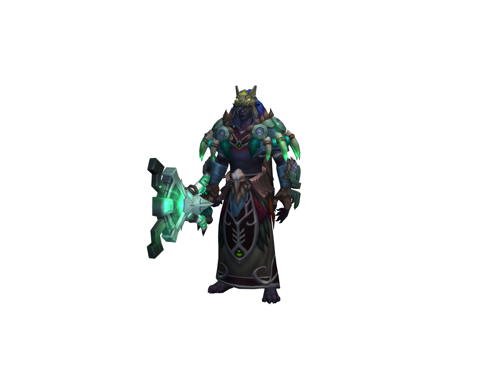 Уммберто 3D character render