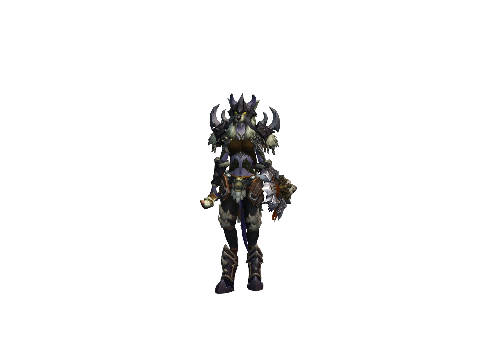 Элхен 3D character render