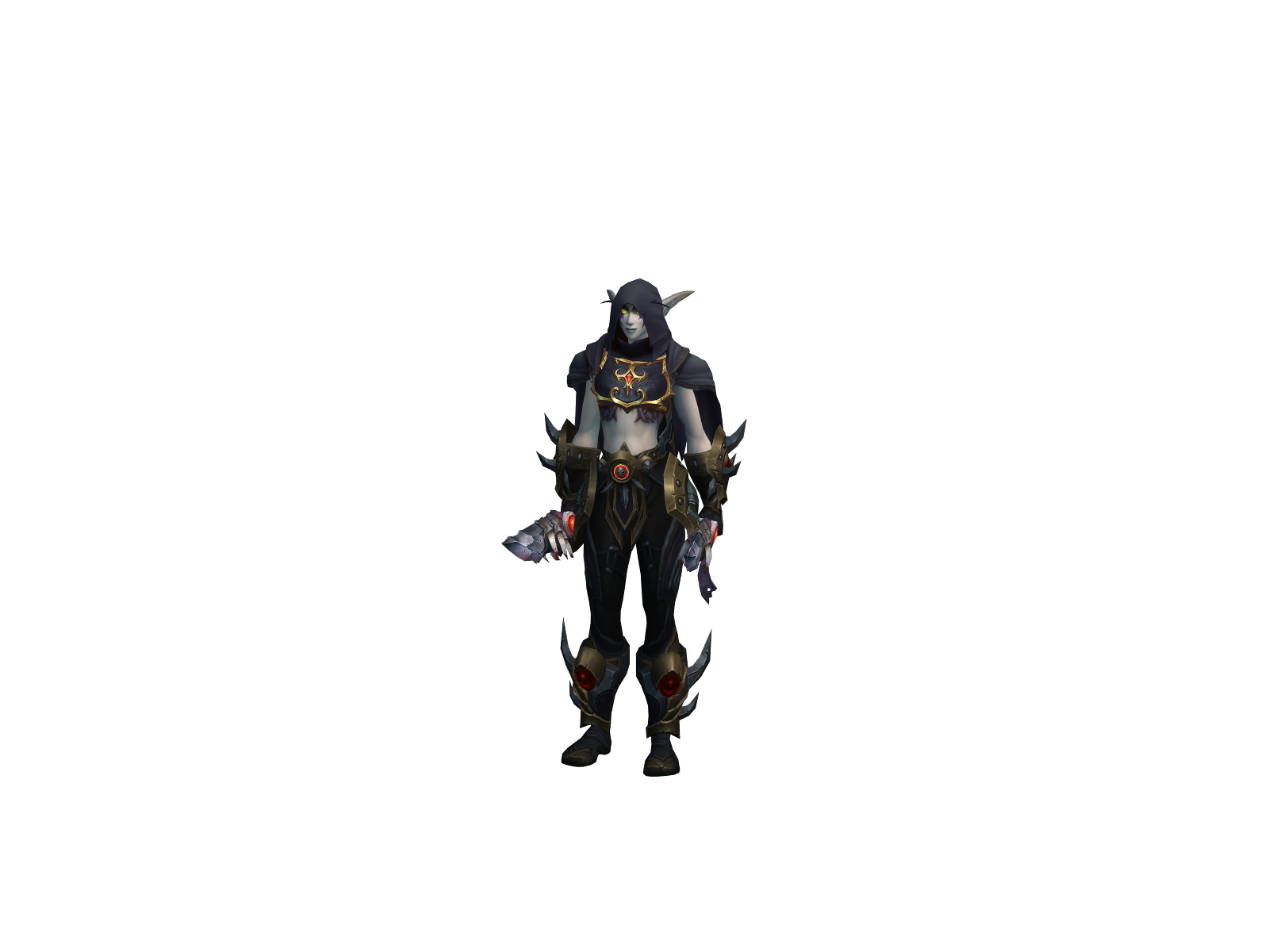 Блэктирс 3D character render