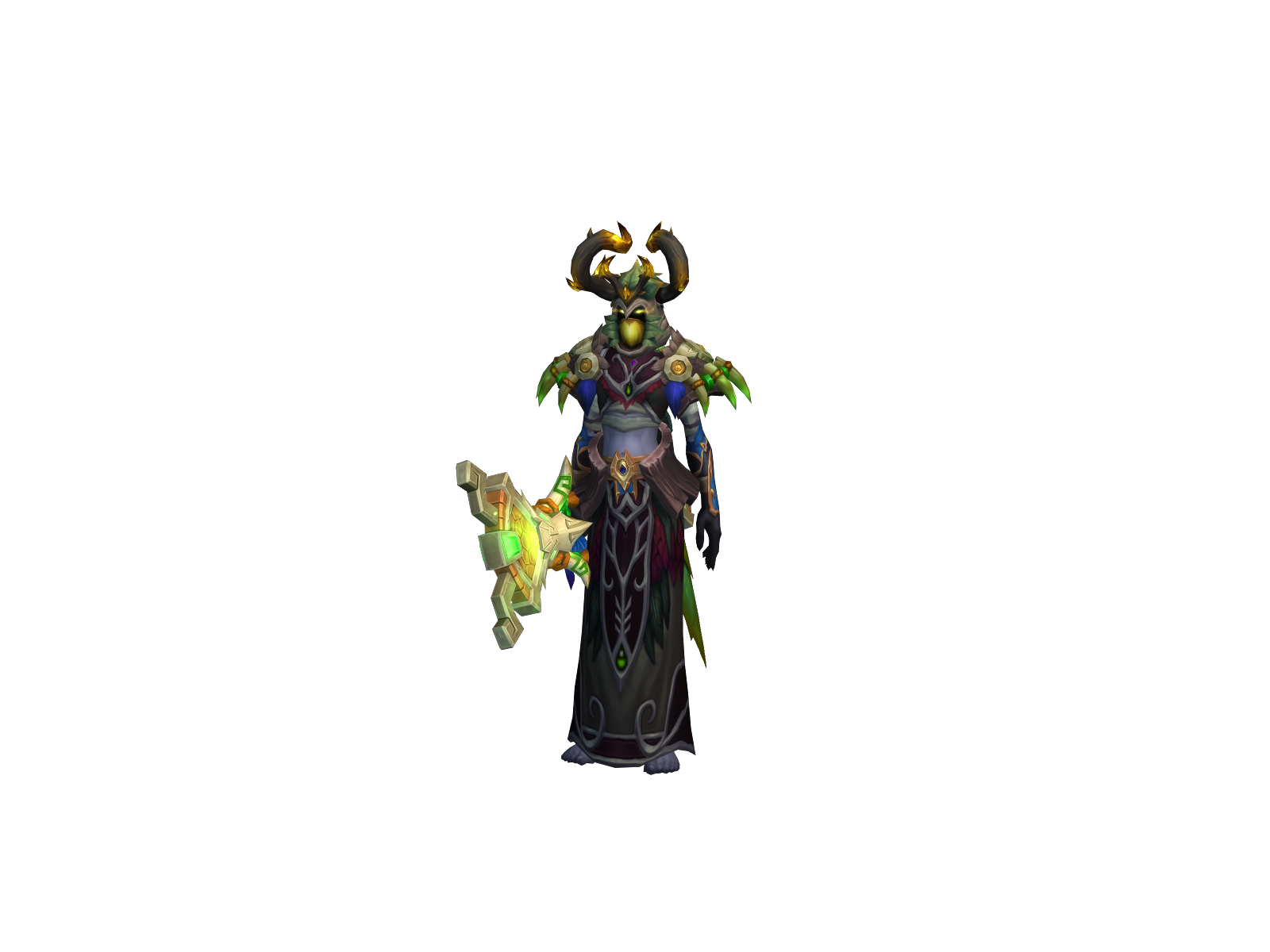 Оборотышь 3D character render