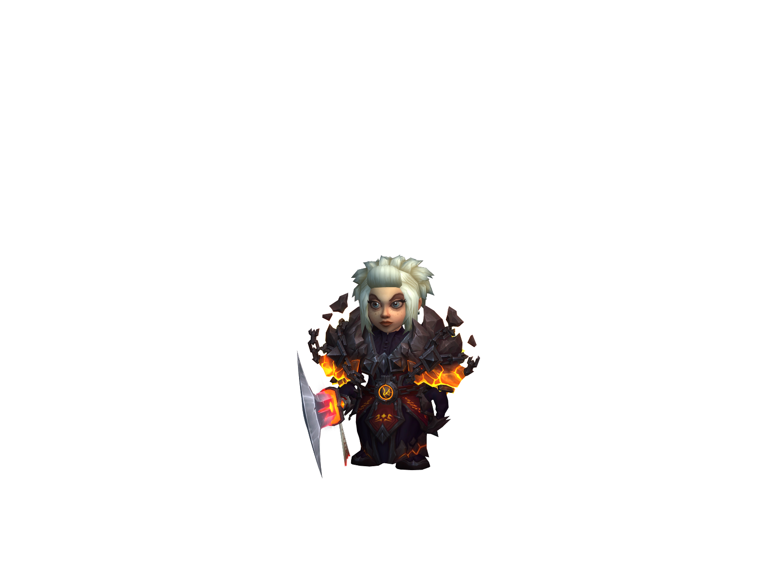 Мокса 3D character render