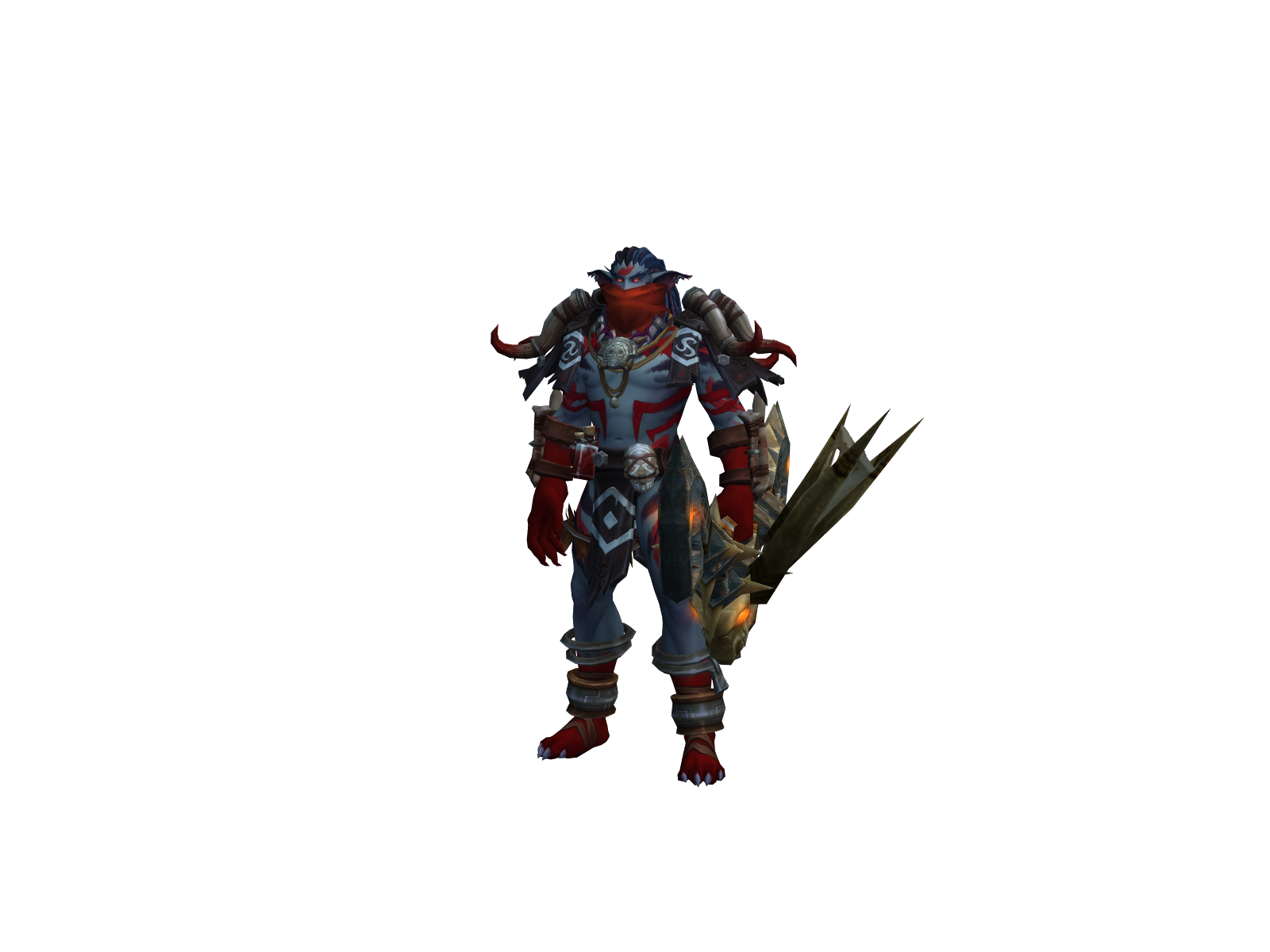 Лурион 3D character render