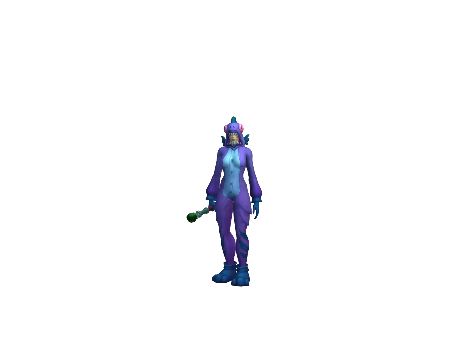 Блокми 3D character render