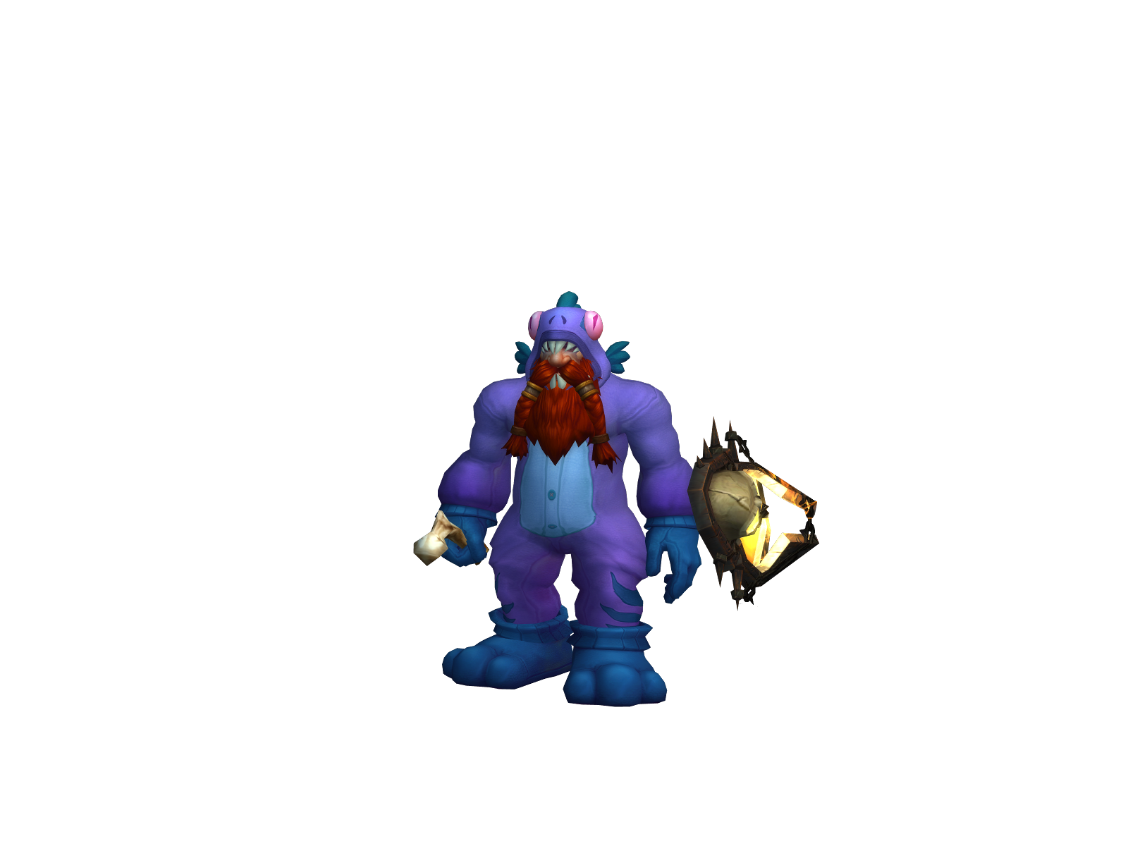 Ратато 3D character render