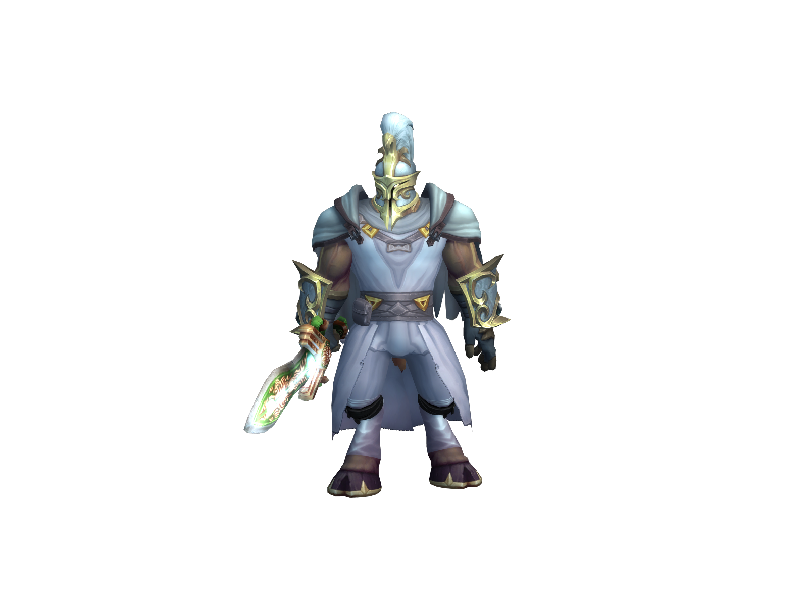 Флагертти 3D character render