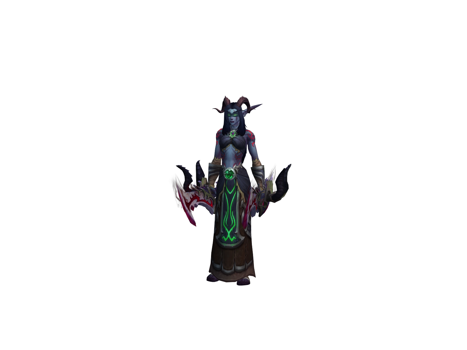 Амфитрета 3D character render