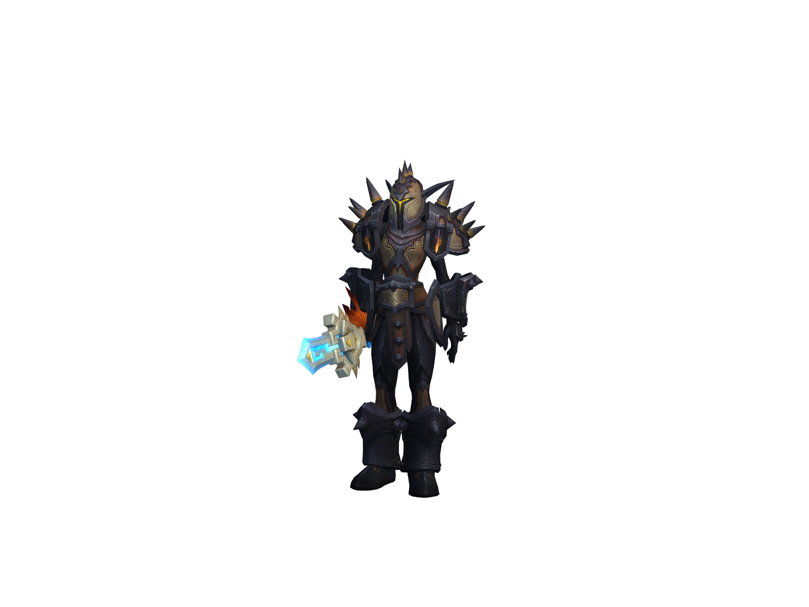Мяущ 3D character render