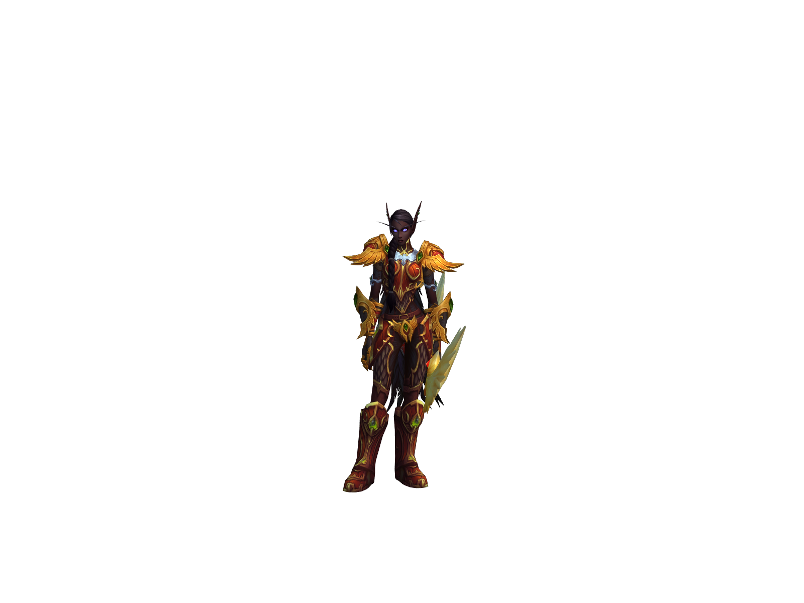 Тикварез 3D character render