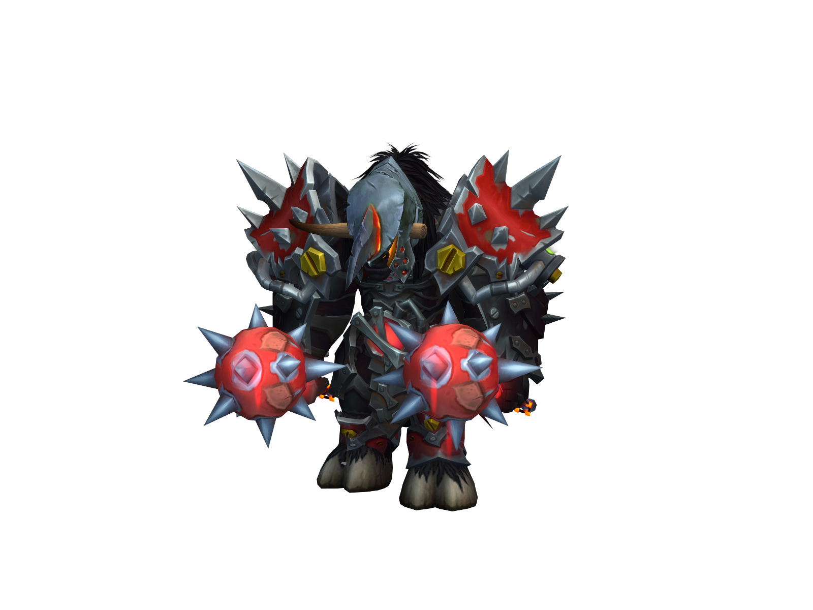 Бензотопор 3D character render
