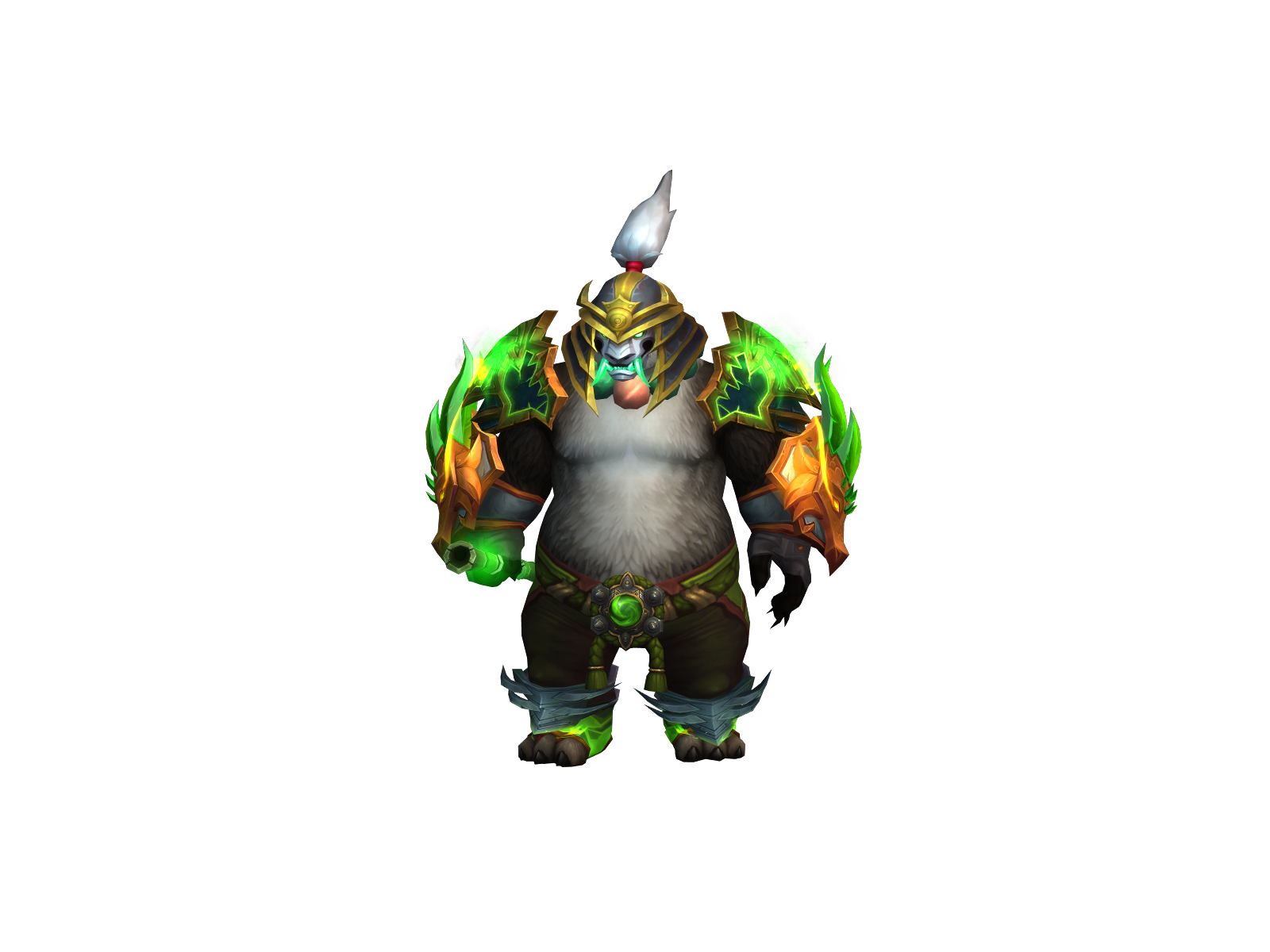 Тишамонк 3D character render