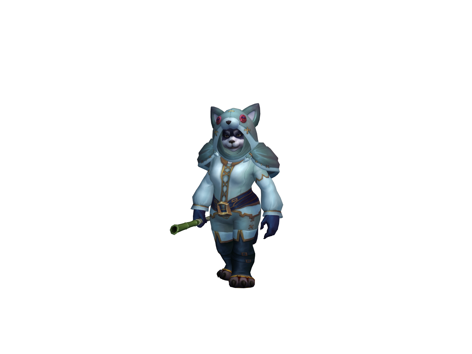 Лапкимонка 3D character render