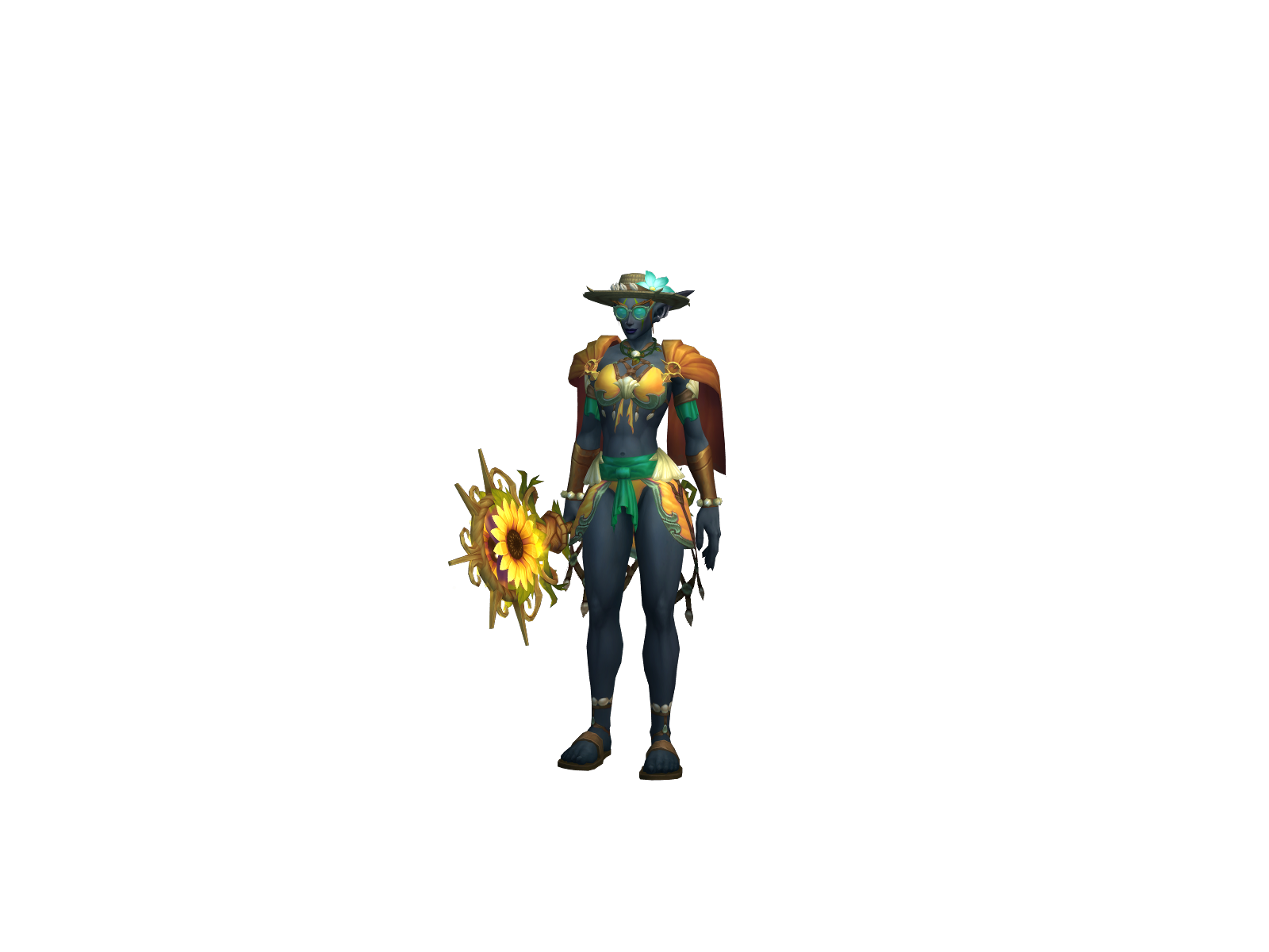 Аделиде 3D character render