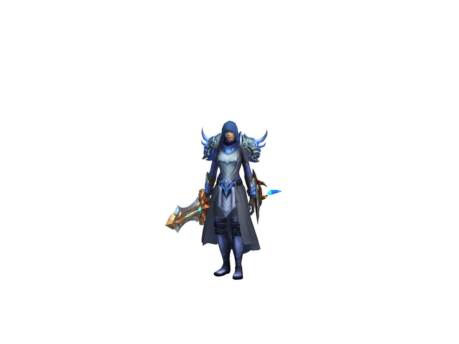 Палюси 3D character render