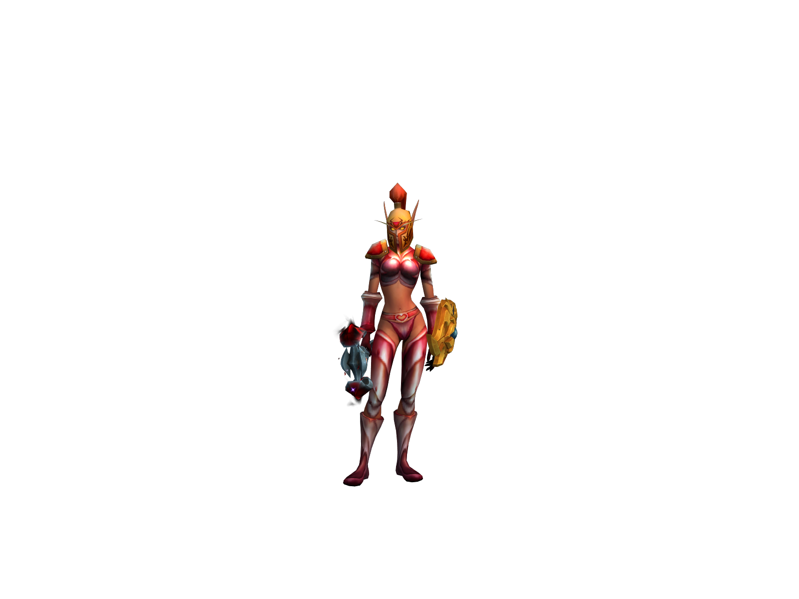 Аделфа 3D character render