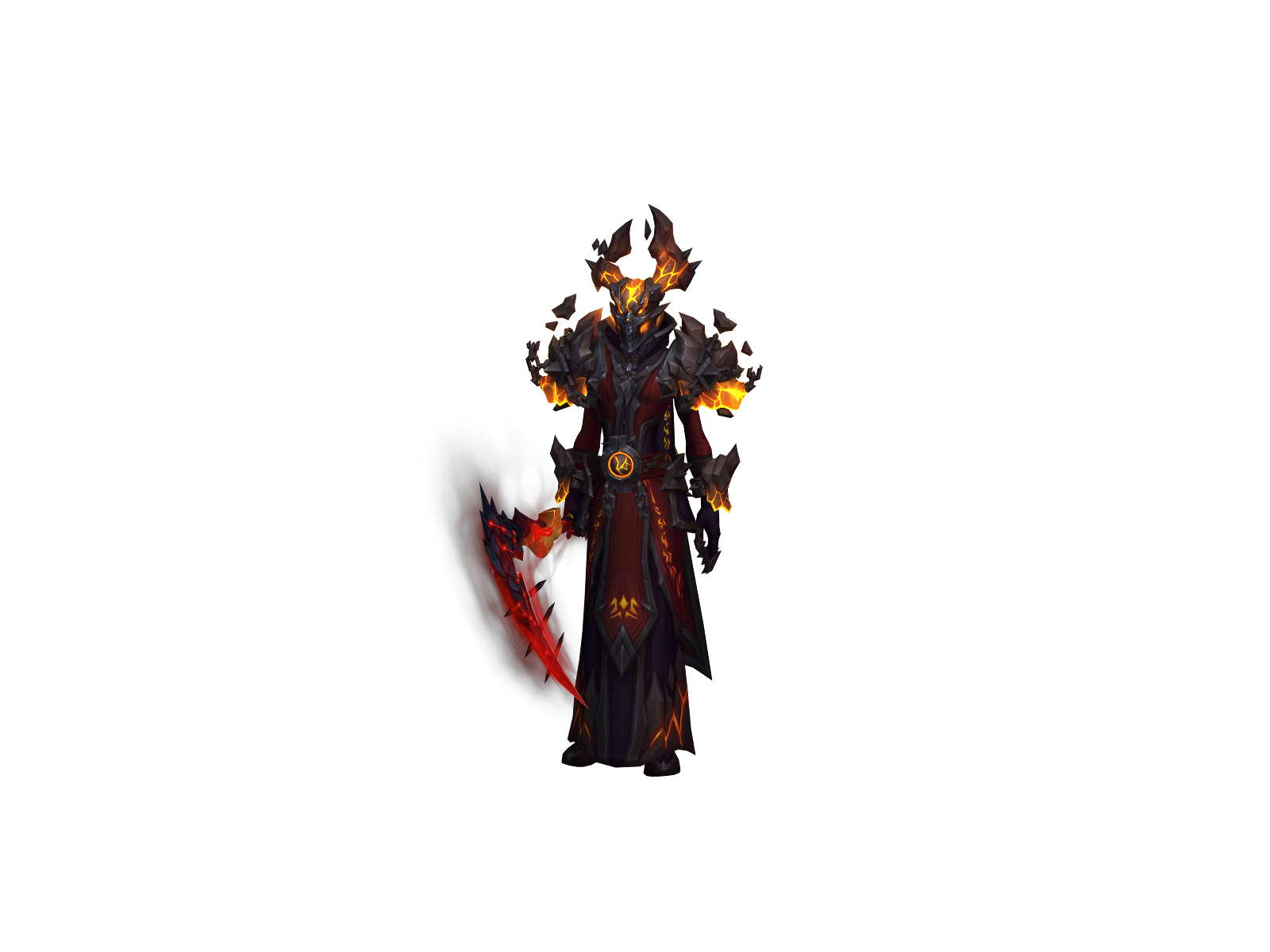 Мракобаба 3D character render
