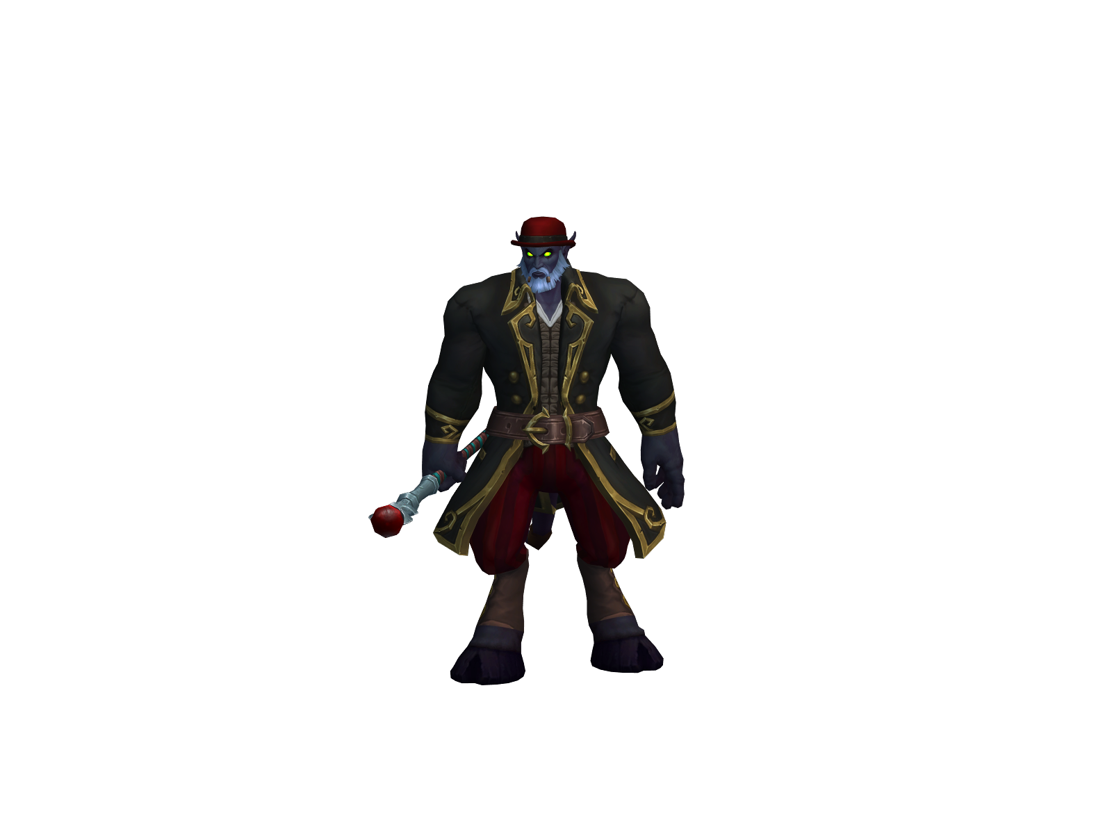 Богдемагус 3D character render
