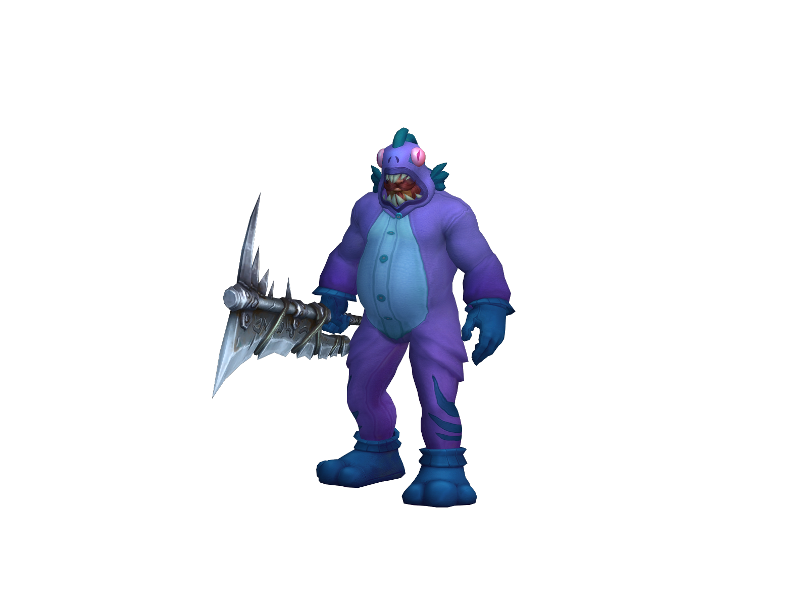 Пупович 3D character render