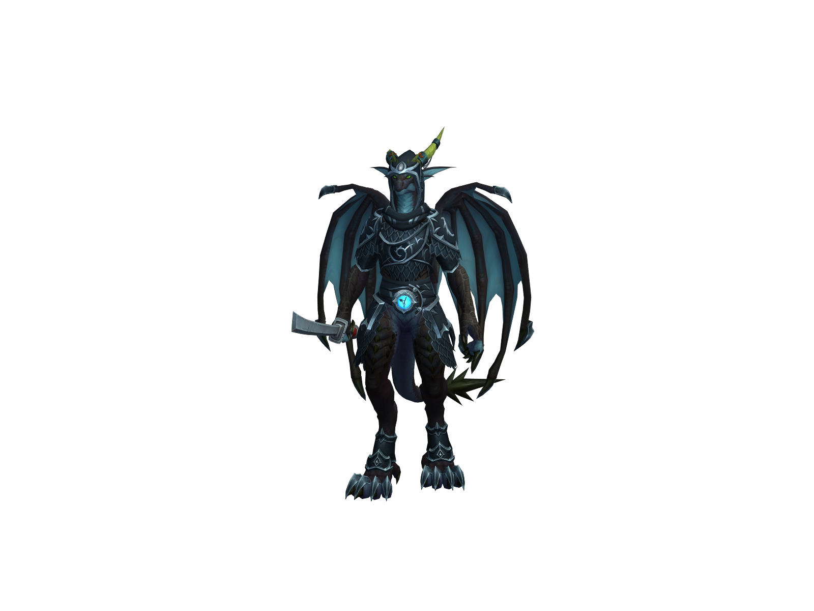 Кьюдра 3D character render