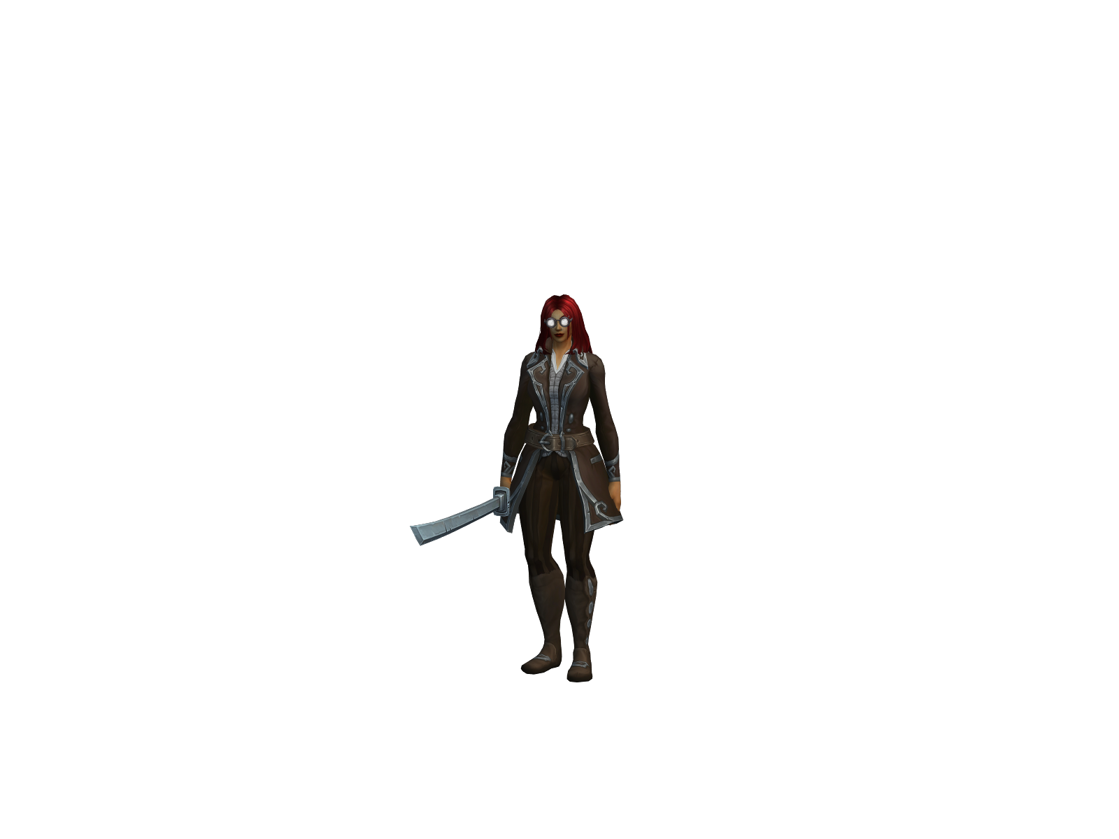 Аххииа 3D character render