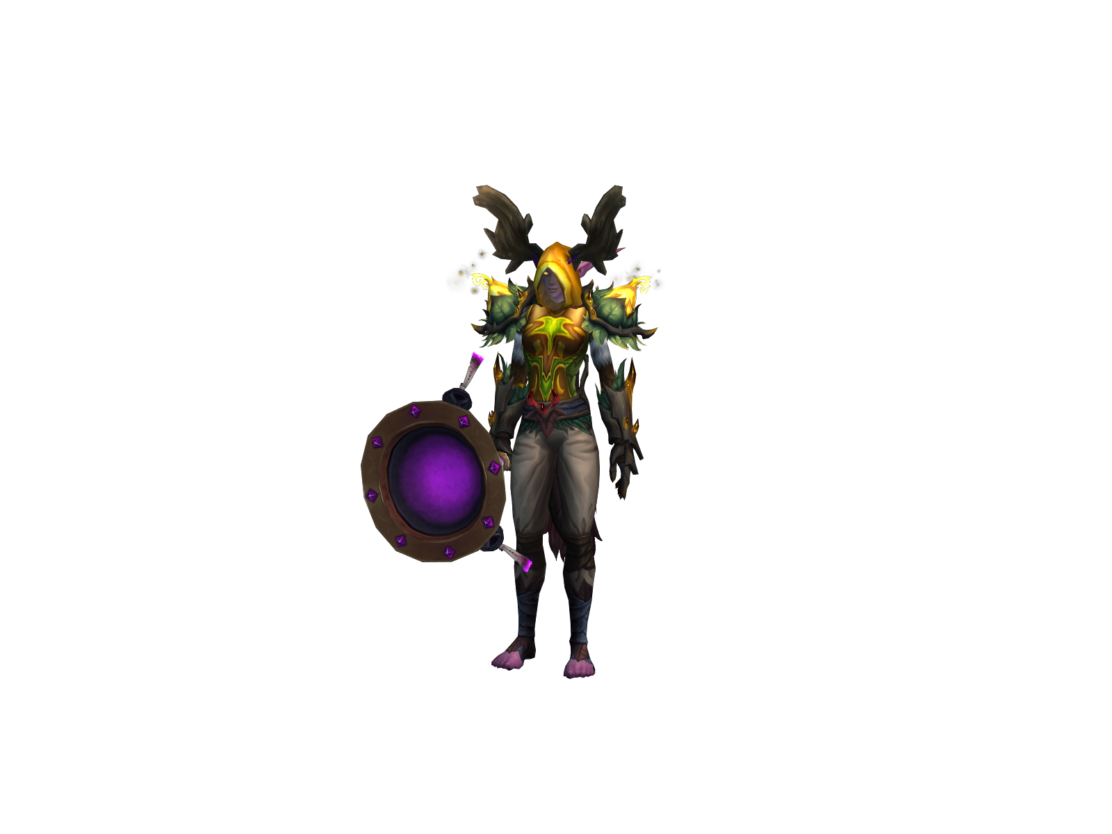 Моонфире 3D character render