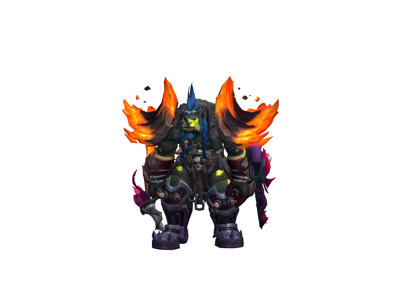 флакро 3D character render
