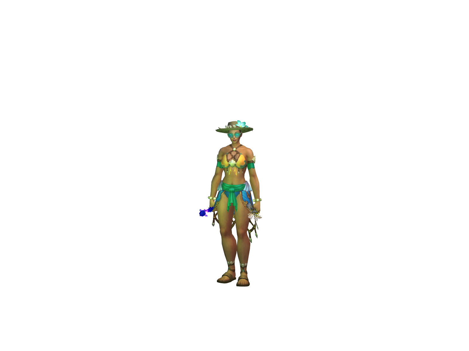 Дженаортега 3D character render