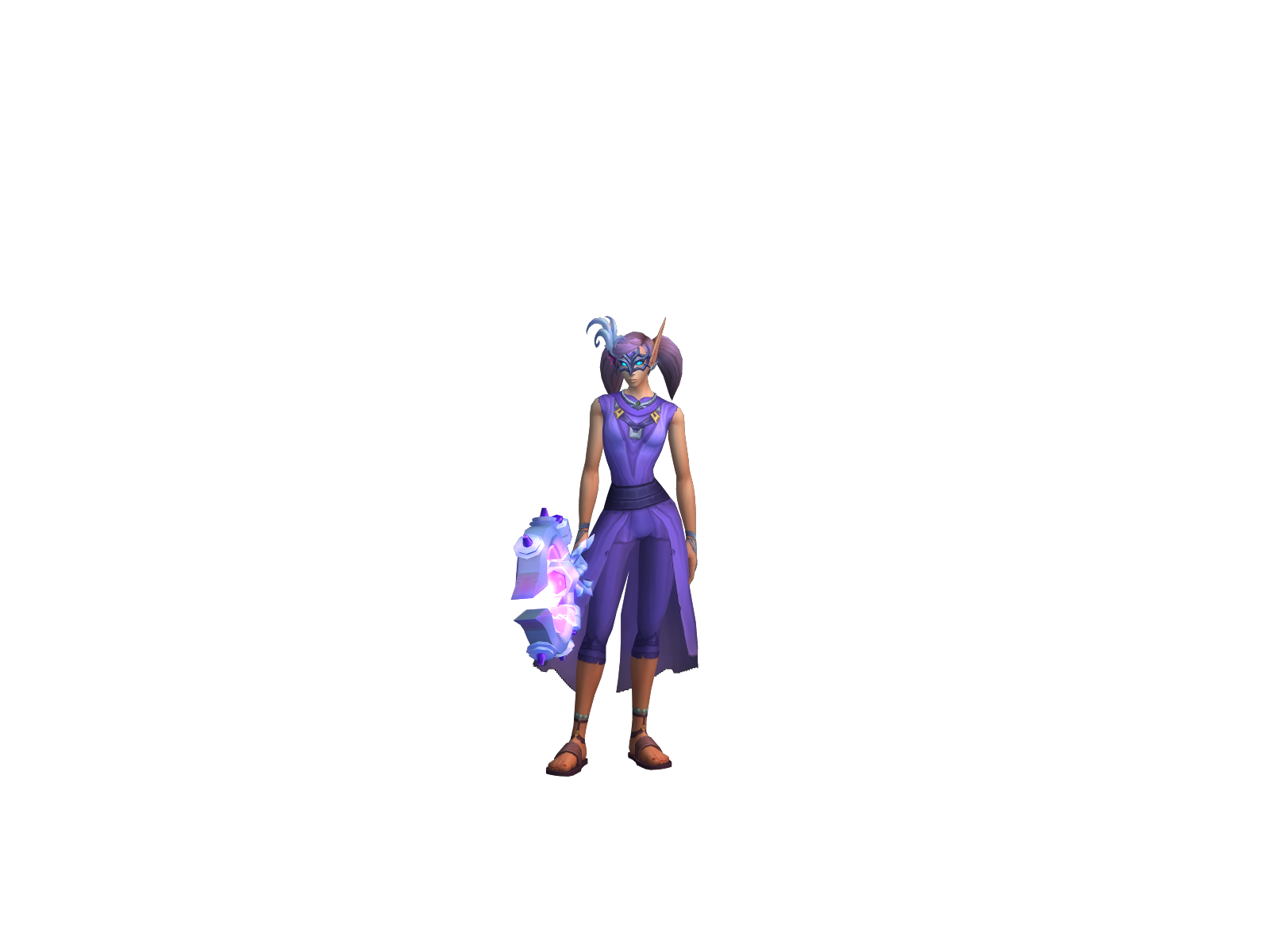 Карауинс 3D character render