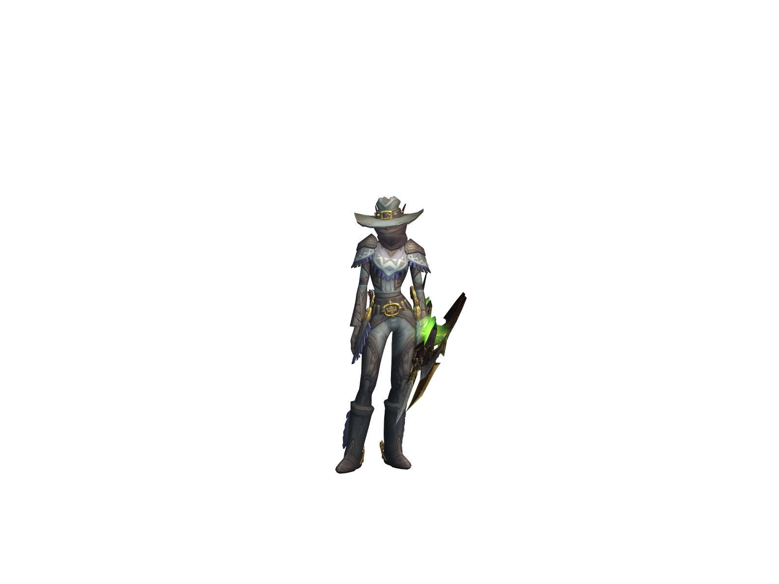 Лехастрелок 3D character render