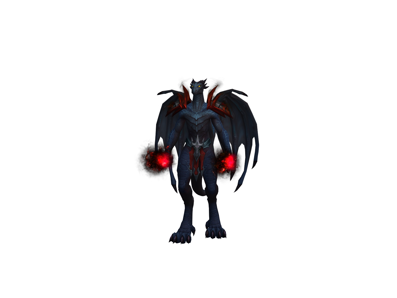 Полукрыса 3D character render