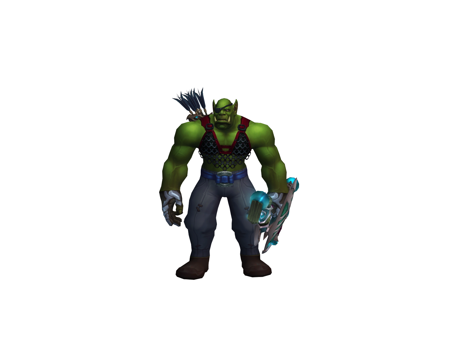 Упсик 3D character render
