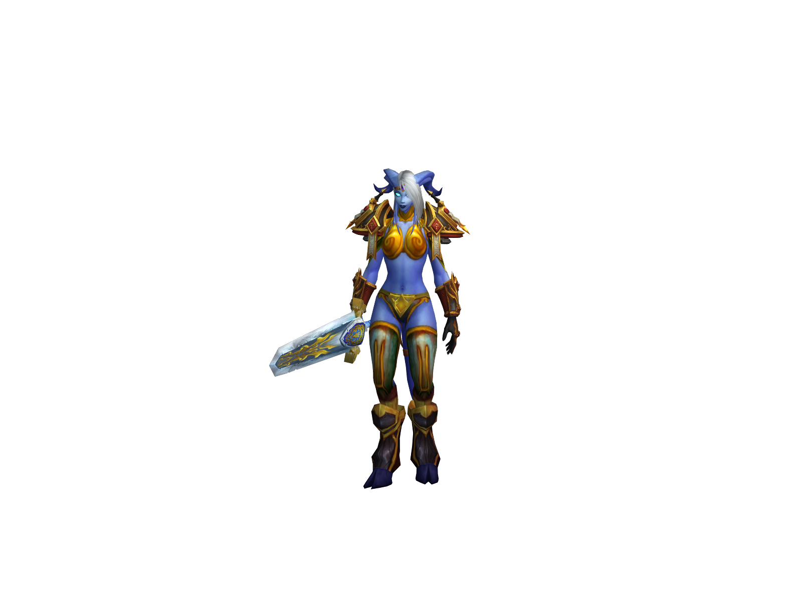 Эшриона 3D character render