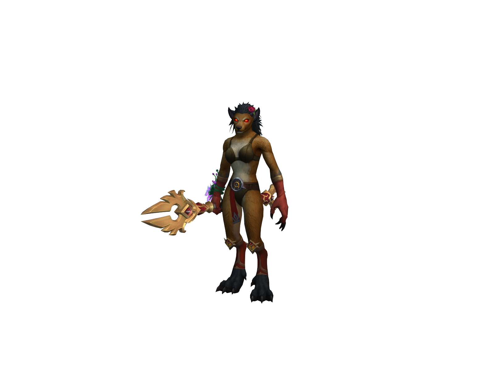 Листопопка 3D character render