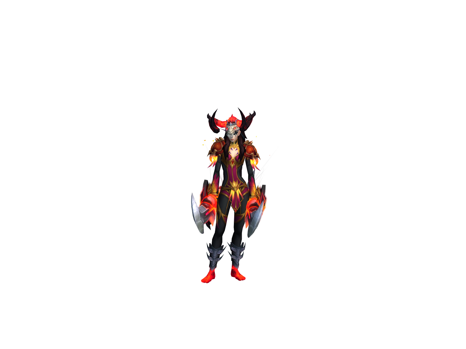 Безднакаминг 3D character render