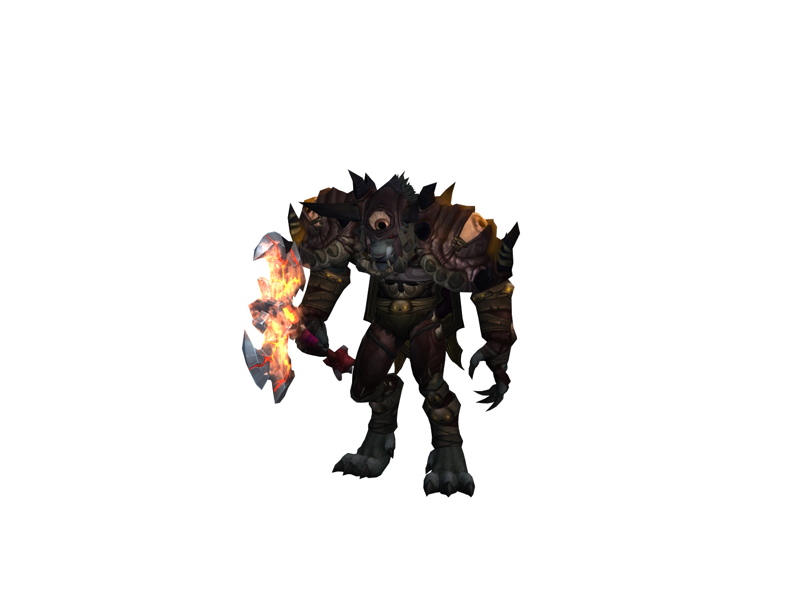 Волколег 3D character render