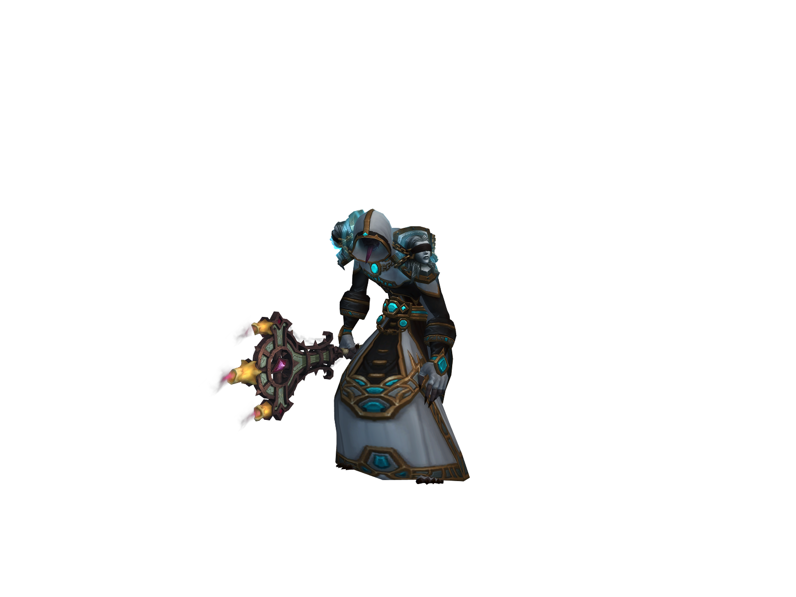 эльвирушка 3D character render
