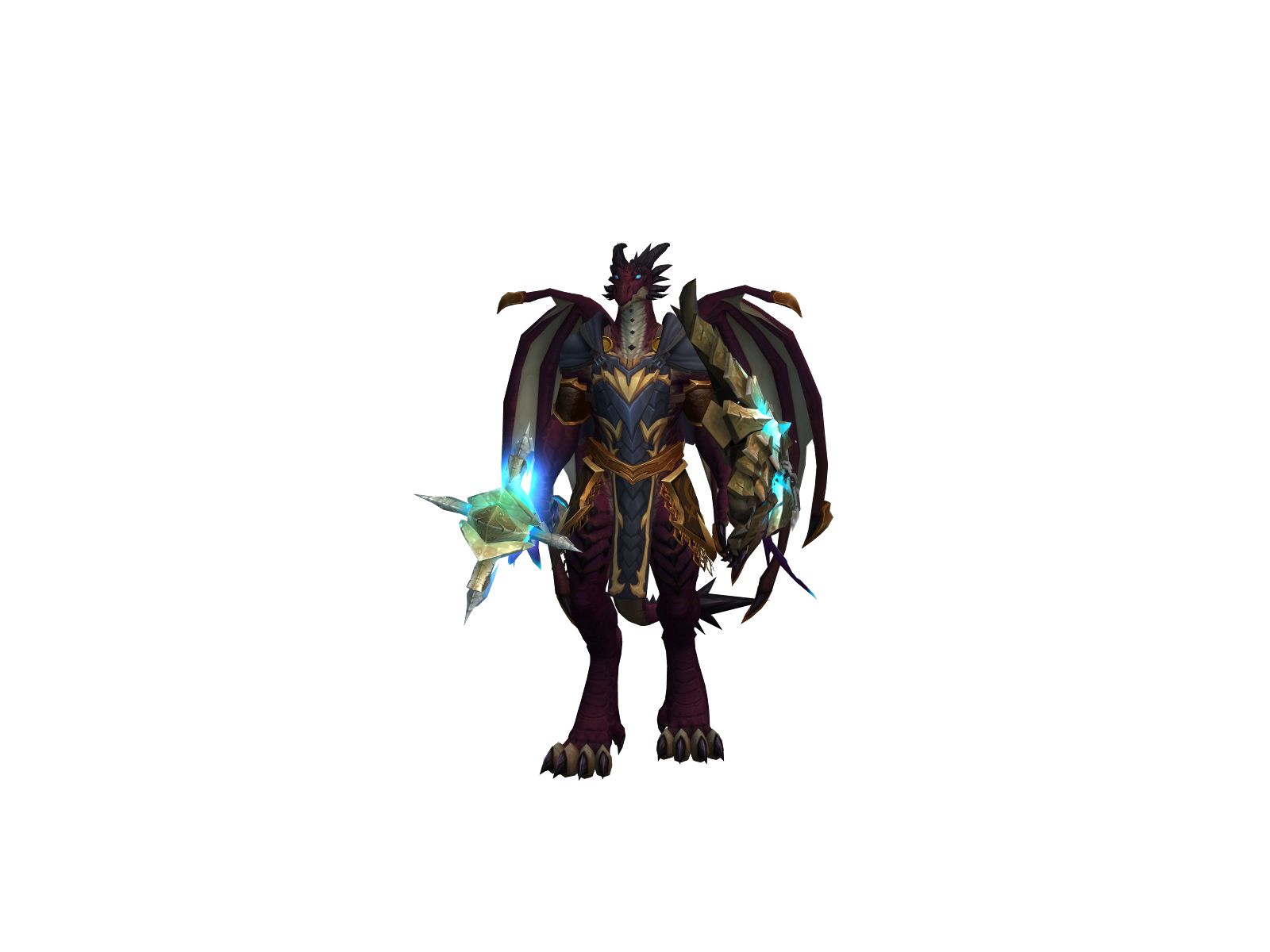 Казрагон 3D character render