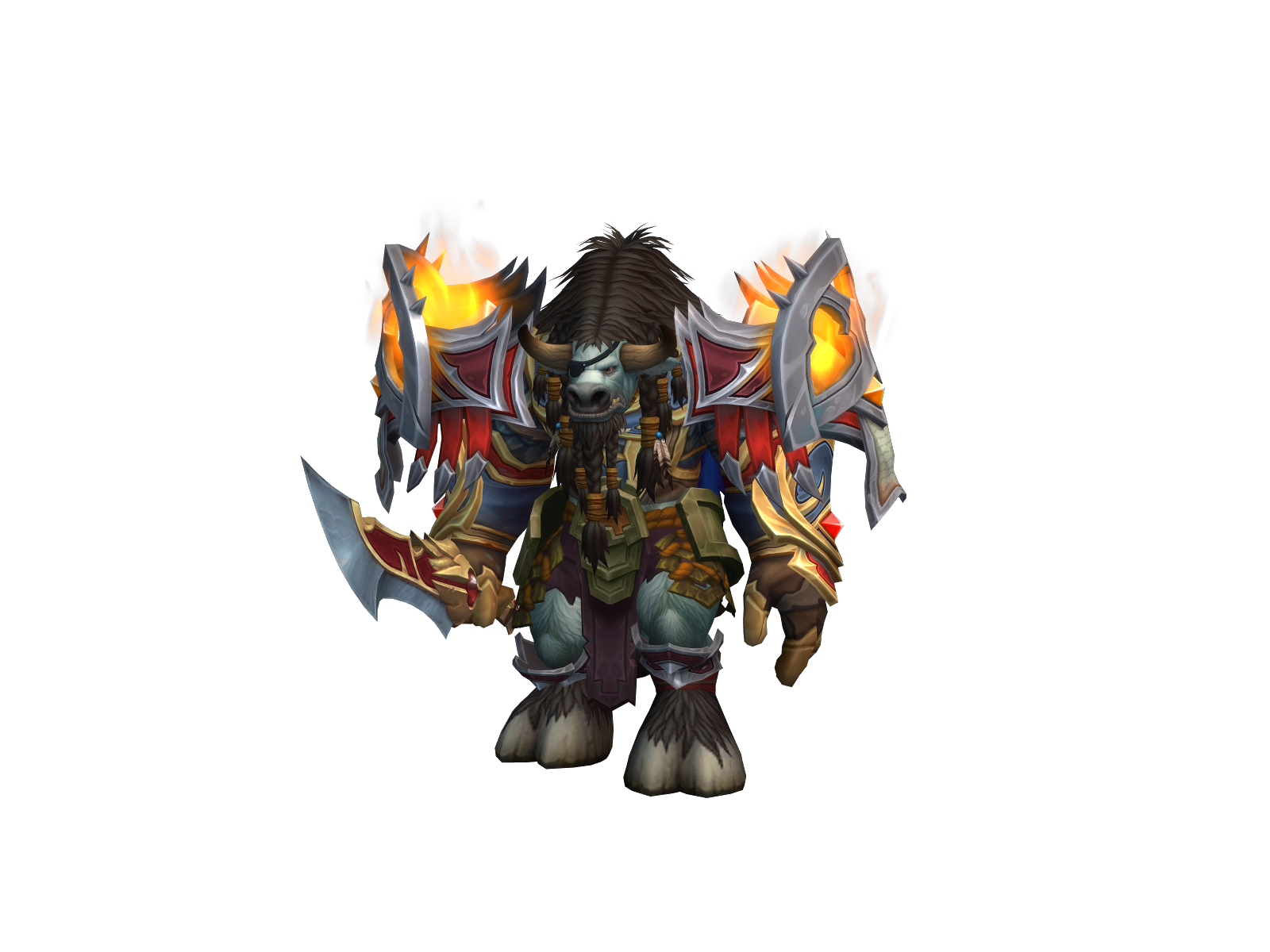 Тейвен 3D character render